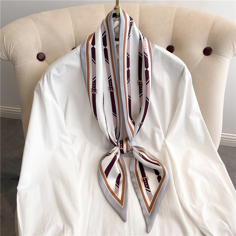 Fashion Print Long Silk Scarf  - Luxury Bags China review and price