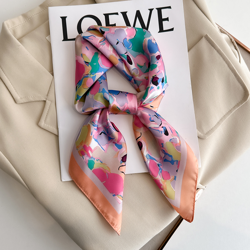 Luxury Floral Print Square Sil - Luxury Bags China review and price