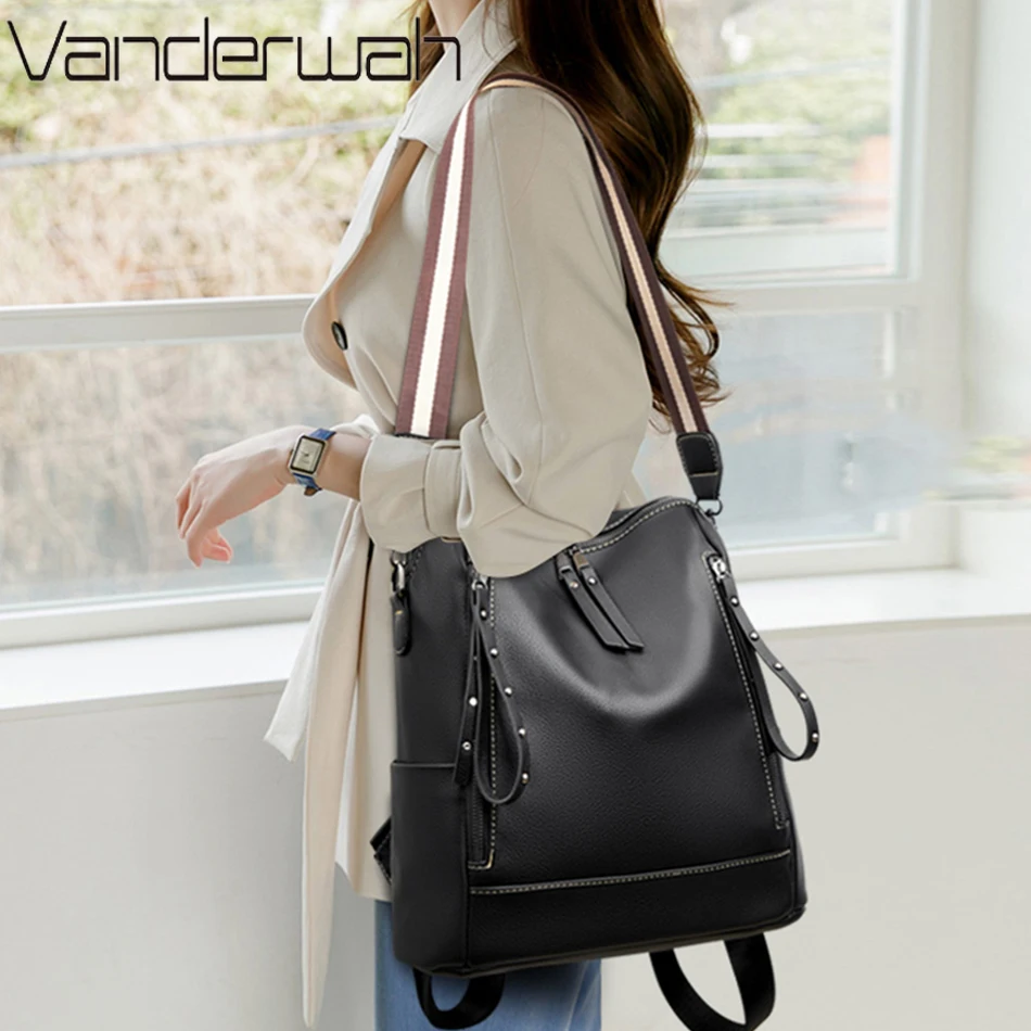 Brand Luxury Backpacks Soft Le - Luxury Bags Leather review and price